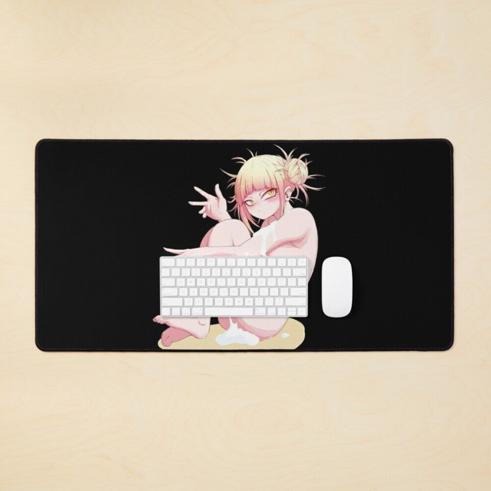 Desk Mat Body Toga Himiko Cute Fanart Large Gaming Mouse Pad 35X16 Inch Cream 7802738372779