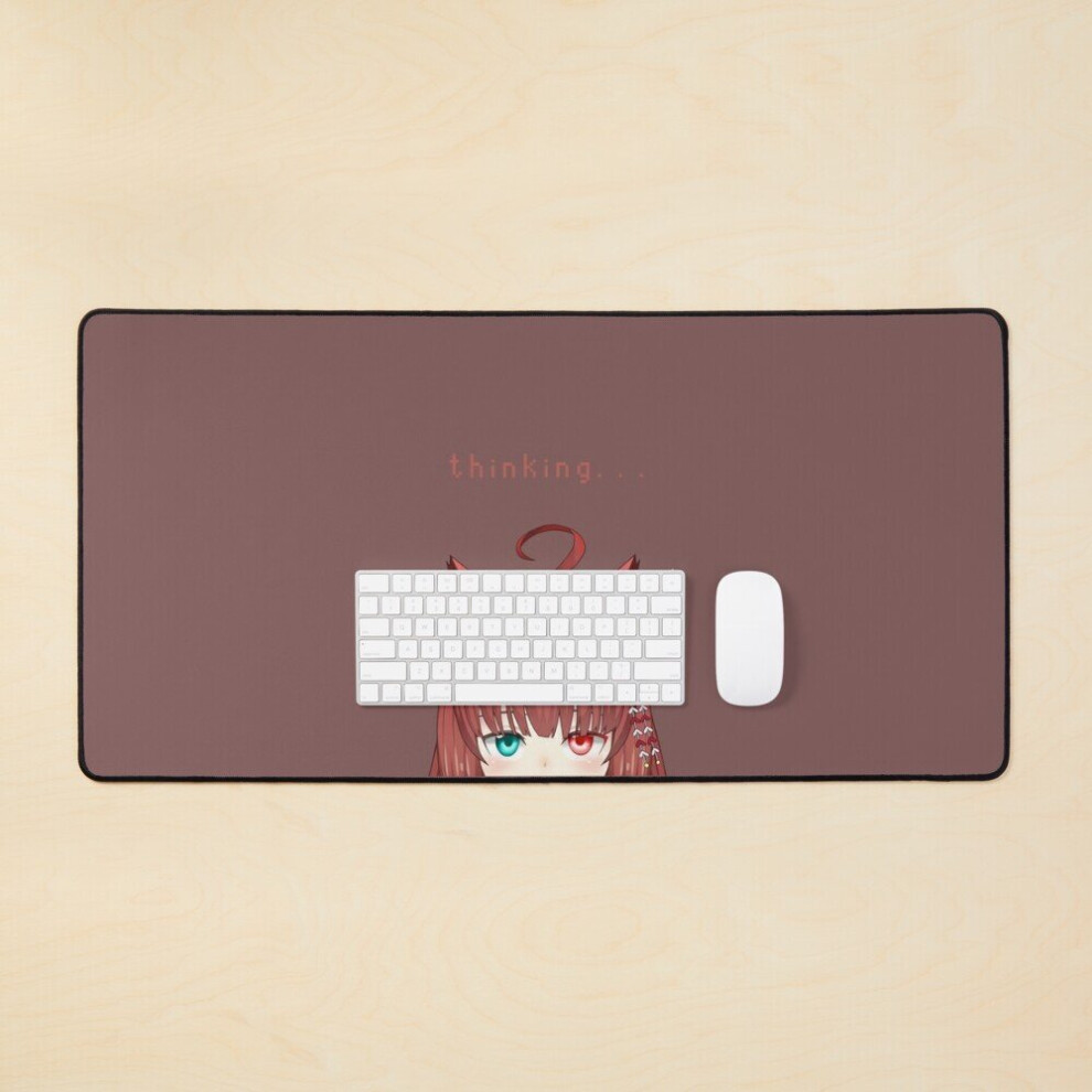 Desk Mat Thinking... Large Gaming Mouse Pad 35X16 Inch 7802738351972