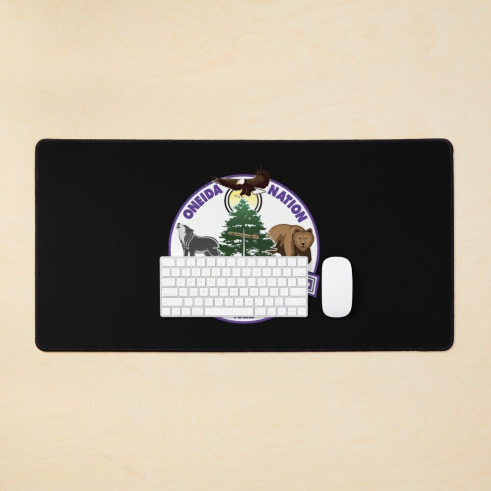 Desk Mat Oneida Nation Of Wisconsin Large Gaming Mouse Pad 35X16 Inch 7802738361766