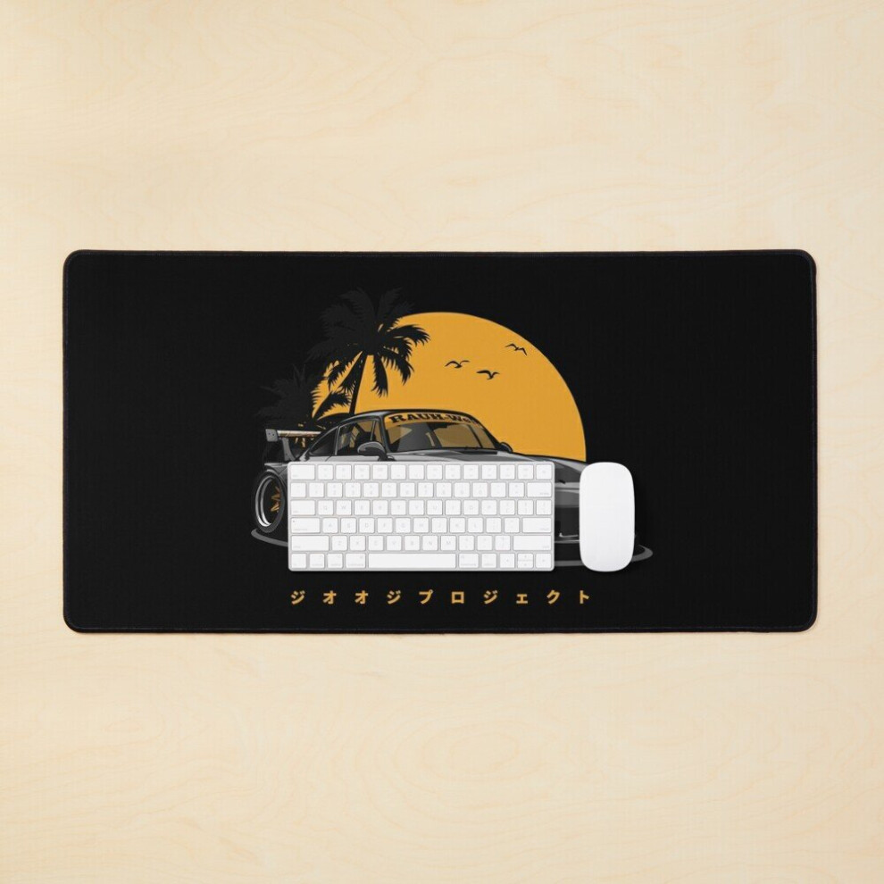 Desk Mat Rwb 993 Special Color Edition ( - Exclusive) Large Gaming Mouse Pad 35X16 Inch Black/Gold 7802738328738