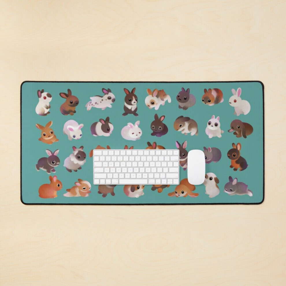 Desk Mat Bunny Day - Other Version Large Gaming Mouse Pad 35X16 Inch 7802738344974