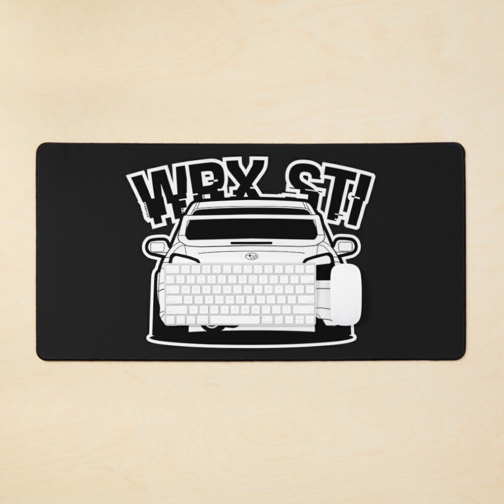 Desk Mat Subaru Wrx Sti Large Gaming Mouse Pad 35X16 Inch 7802738372311