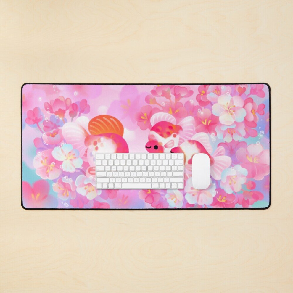 Desk Mat Sakura Ryukin Large Gaming Mouse Pad 35X16 Inch 7802738344271