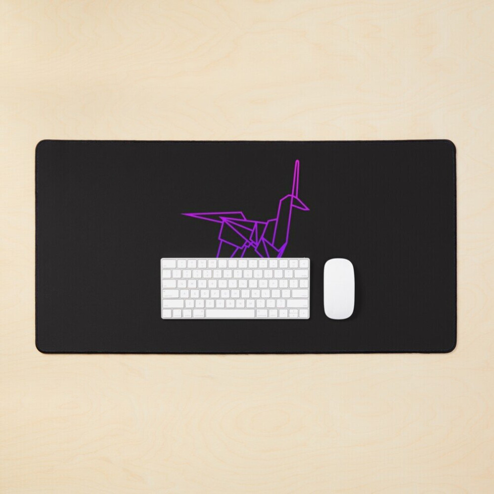 Desk Mat Retro Blade Runner Origami Unicorn Large Gaming Mouse Pad 35X16 Inch 7802738394481