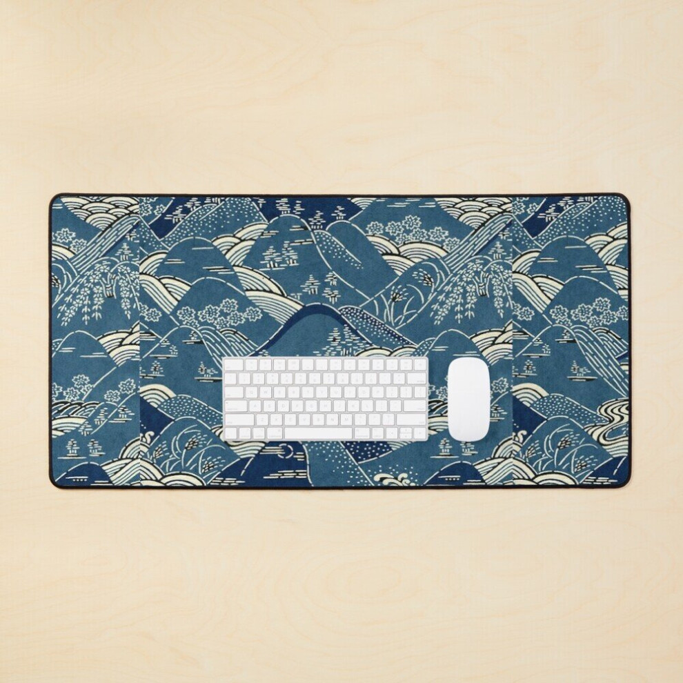 Desk Mat Oriental Mountains Large Gaming Mouse Pad 35X16 Inch 7802738407884