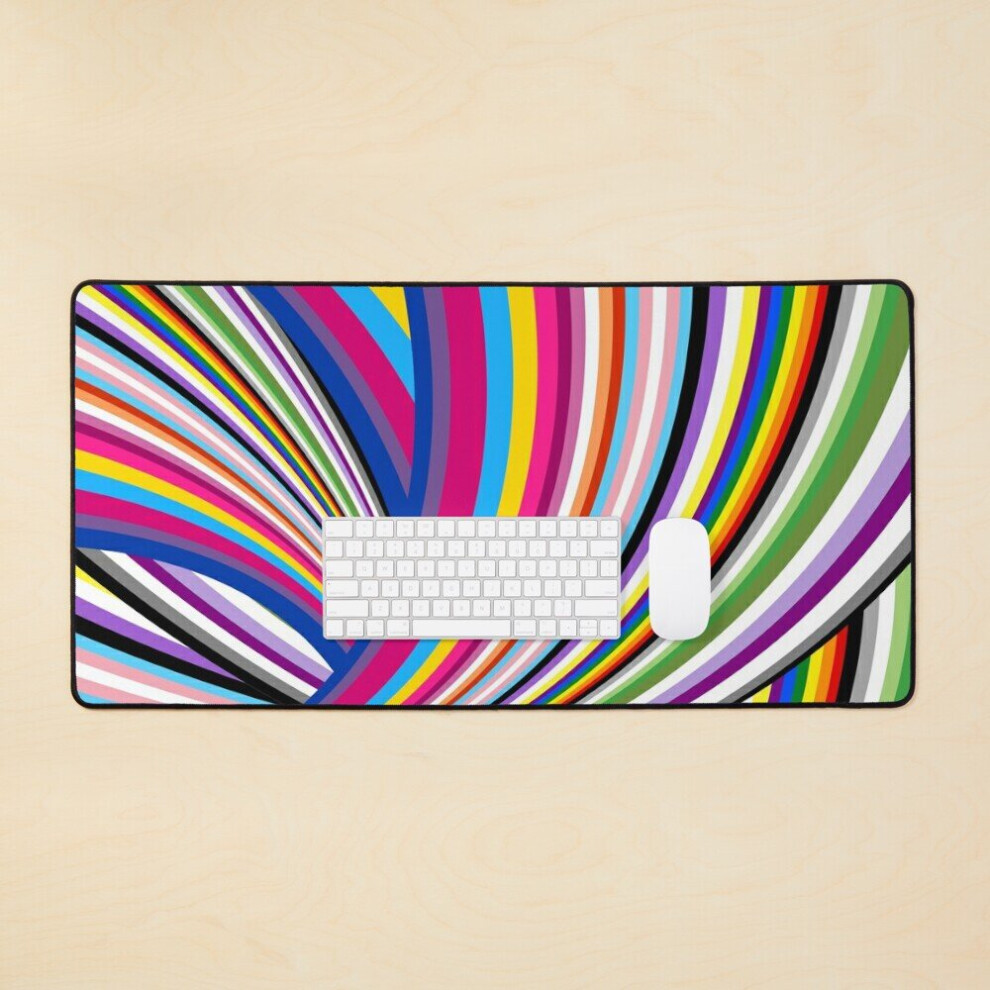 Desk Mat Pride Flags Large Gaming Mouse Pad 35X16 Inch 7802738331219