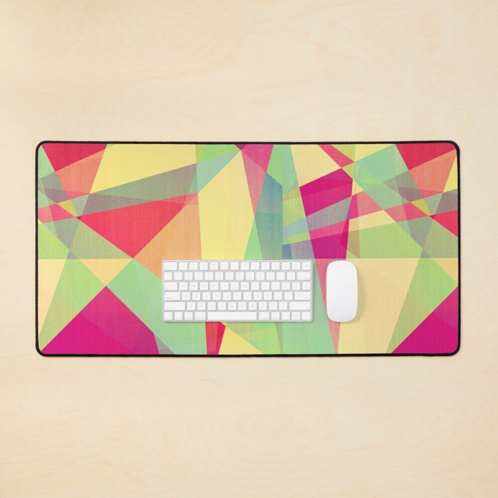 Desk Mat Summer Abstract Large Gaming Mouse Pad 35X16 Inch 7802738380361