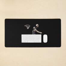 LeBron James Large Desk Mat - 35x16 in Extended Gaming Mouse Pad with Non-Slip Rubber Base
