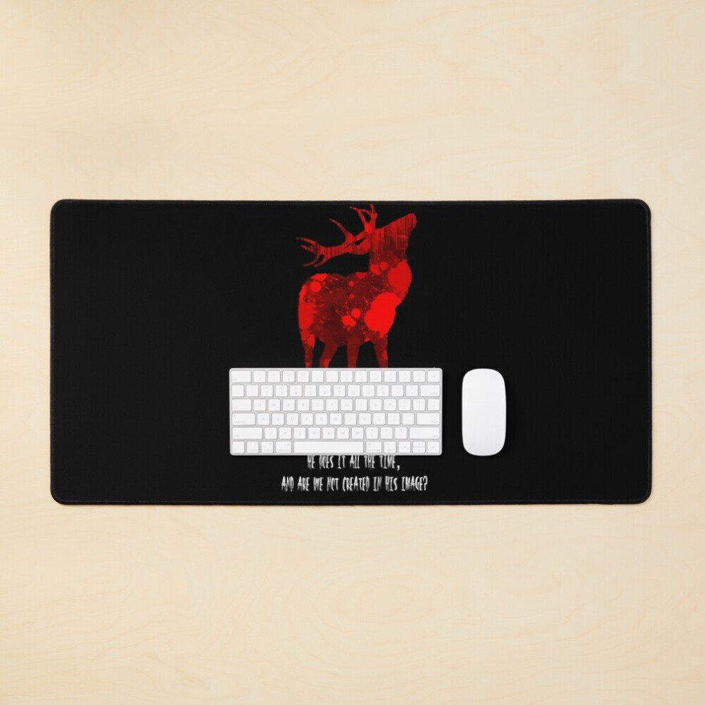 Desk Mat Blood Stag Large Gaming Mouse Pad 35X16 Inch 7802738390025