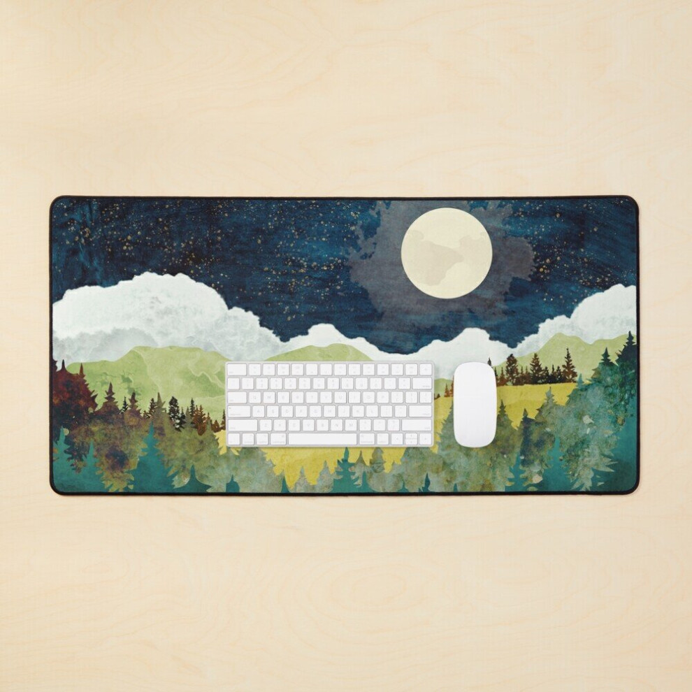 Desk Mat Autumn Moon Large Gaming Mouse Pad 35X16 Inch 7802738321173
