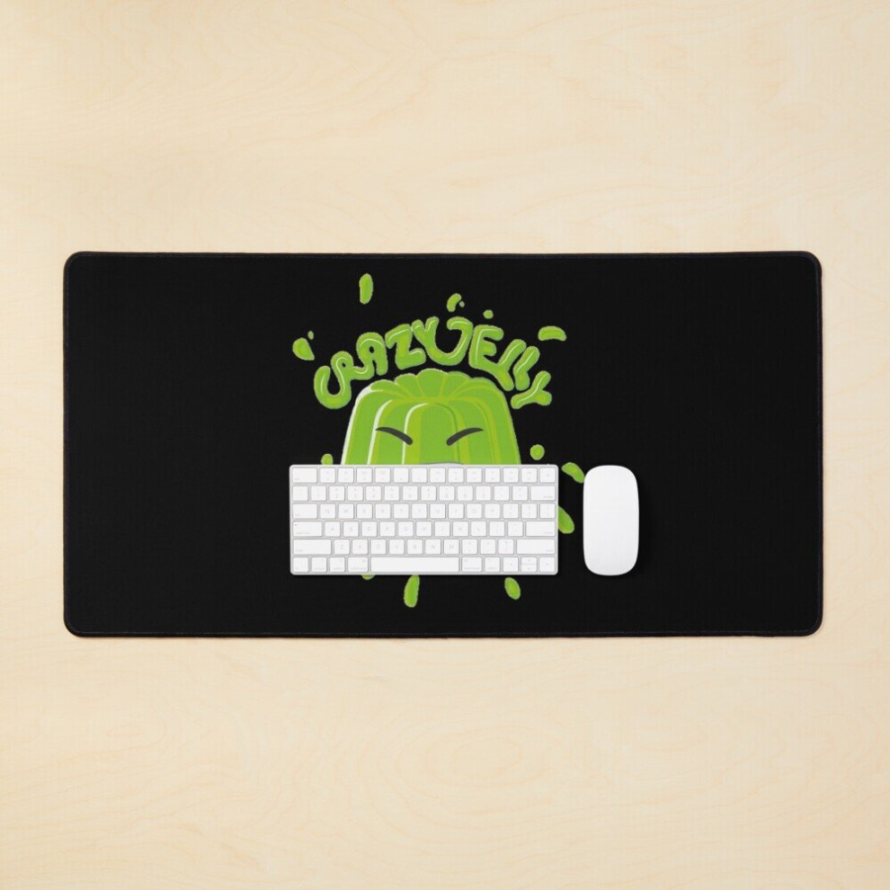 Desk Mat Jelly Youtuber Large Gaming Mouse Pad 35X16 Inch 7802738379556