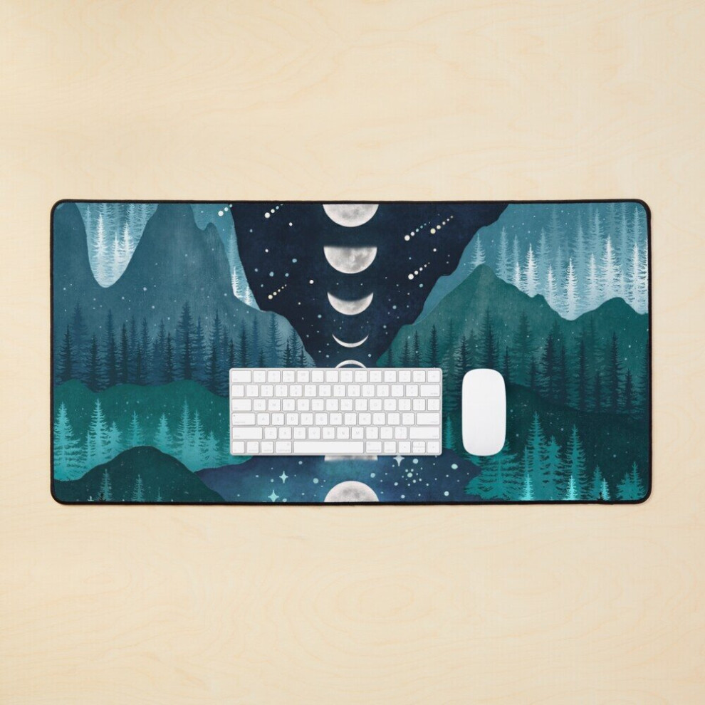 Desk Mat River Sky Large Gaming Mouse Pad 35X16 Inch 7802738369427