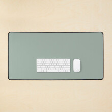 Desk Mat Soft Sage Large Gaming Mouse Pad 35x16 inch