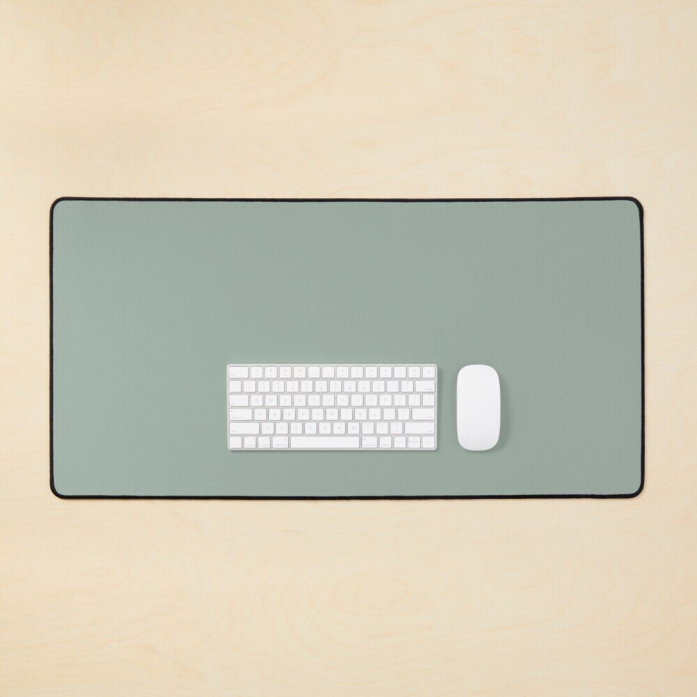 Desk Mat Soft Sage Large Gaming Mouse Pad 35x16 inch