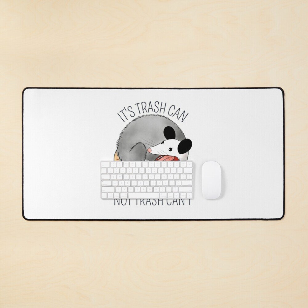 Desk Mat It's Trash Can Not Trash Can't Large Gaming Mouse Pad 35X16 Inch 7802738358971