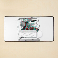 Desk Mat Blue Lock Seishiro Nagi Large Gaming Mouse Pad 35x16 inch