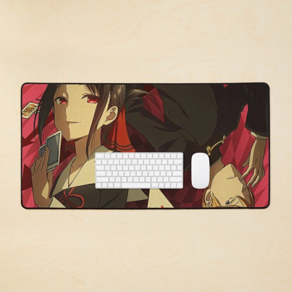 Desk Mat Kaguya Sama Large Gaming Mouse Pad 35X16 Inch 7802738406764