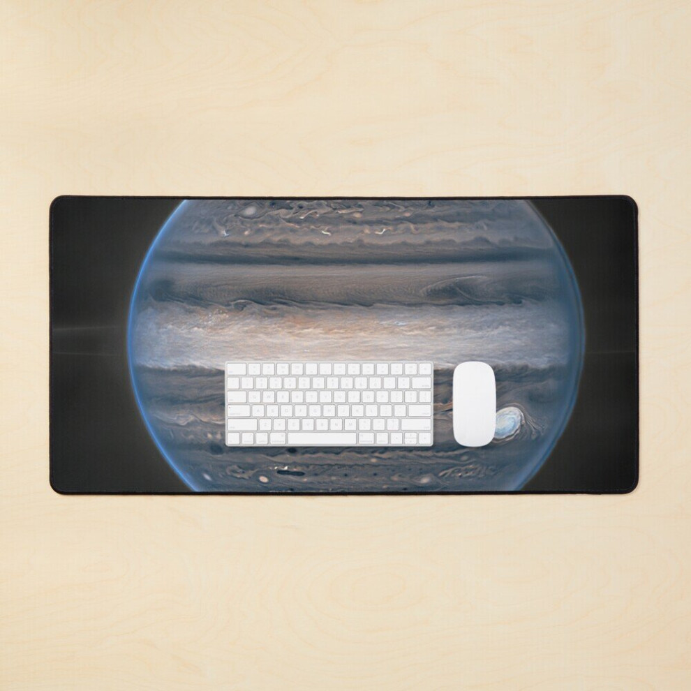 Desk Mat Jwst Jupiter 2022 (James Webb/Jwst) Space Poster Large Gaming Mouse Pad 35X16 Inch 7802738359961