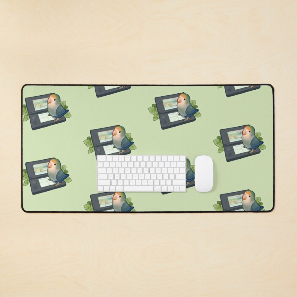 Desk Mat Gamer Lovebird Large Gaming Mouse Pad 35X16 Inch 7802738353464