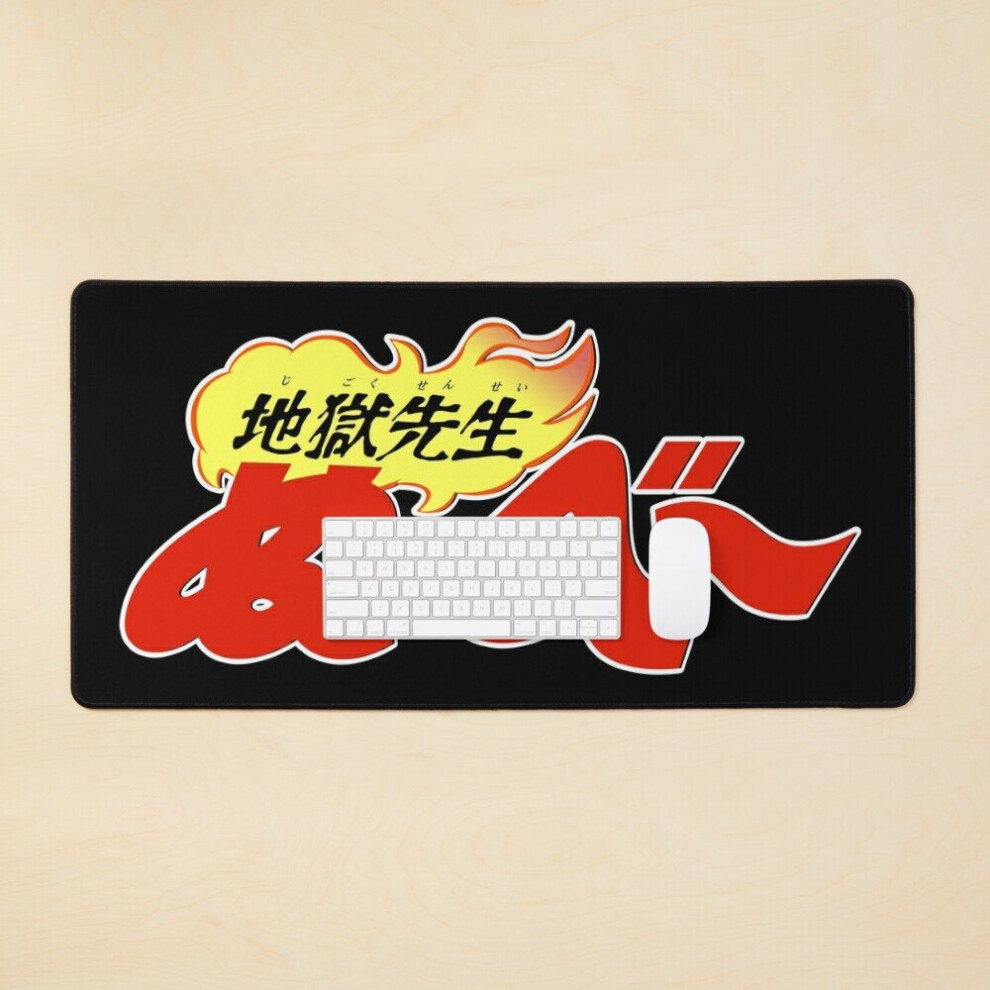 Desk Mat Jigoku Sensei Nube Logo / ???????? Large Gaming Mouse Pad 35X16 Inch 7802738364811
