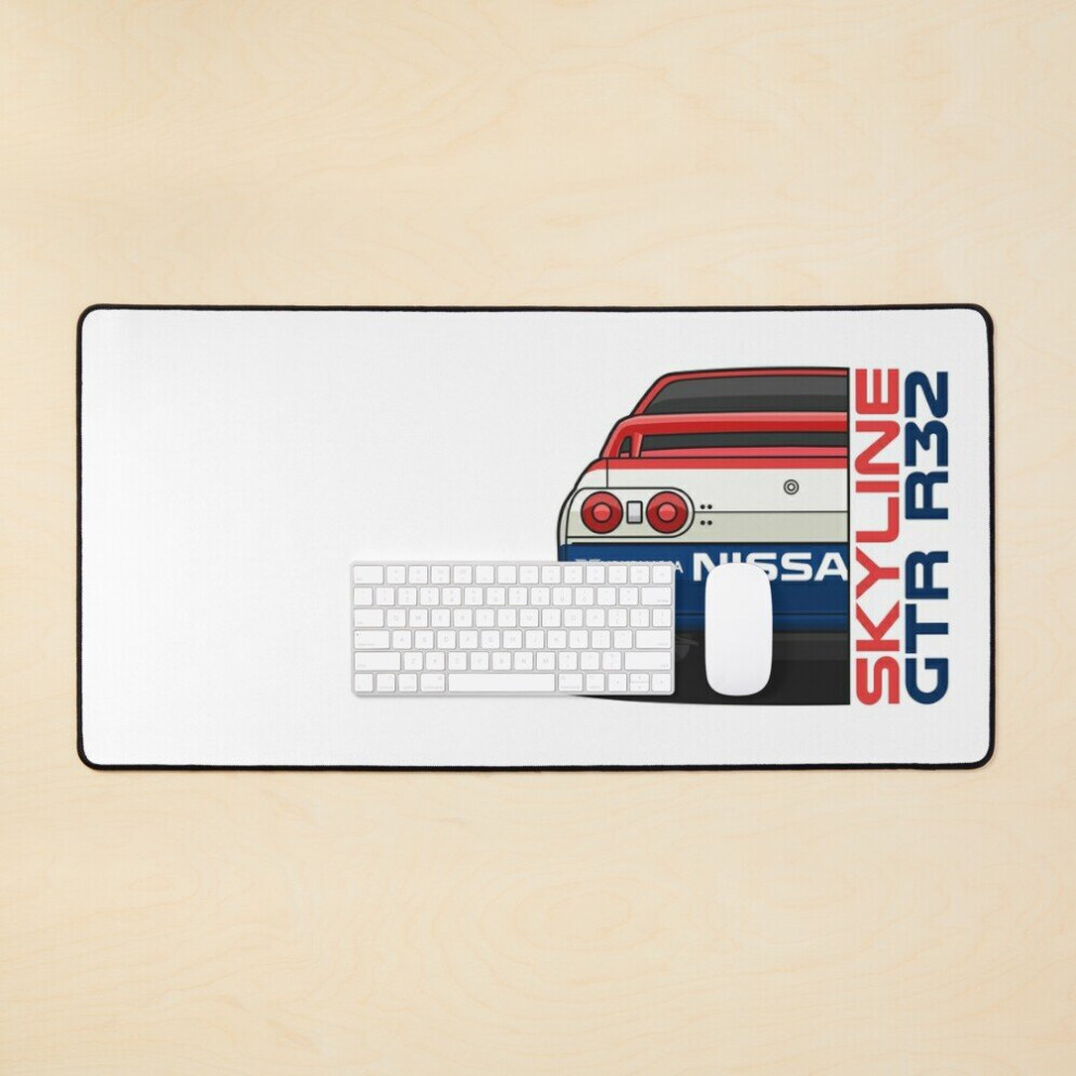 Desk Mat Nissan Skyline Gtr R-32 Bathurst Livery A Large Gaming Mouse Pad 35X16 Inch 7802738368918