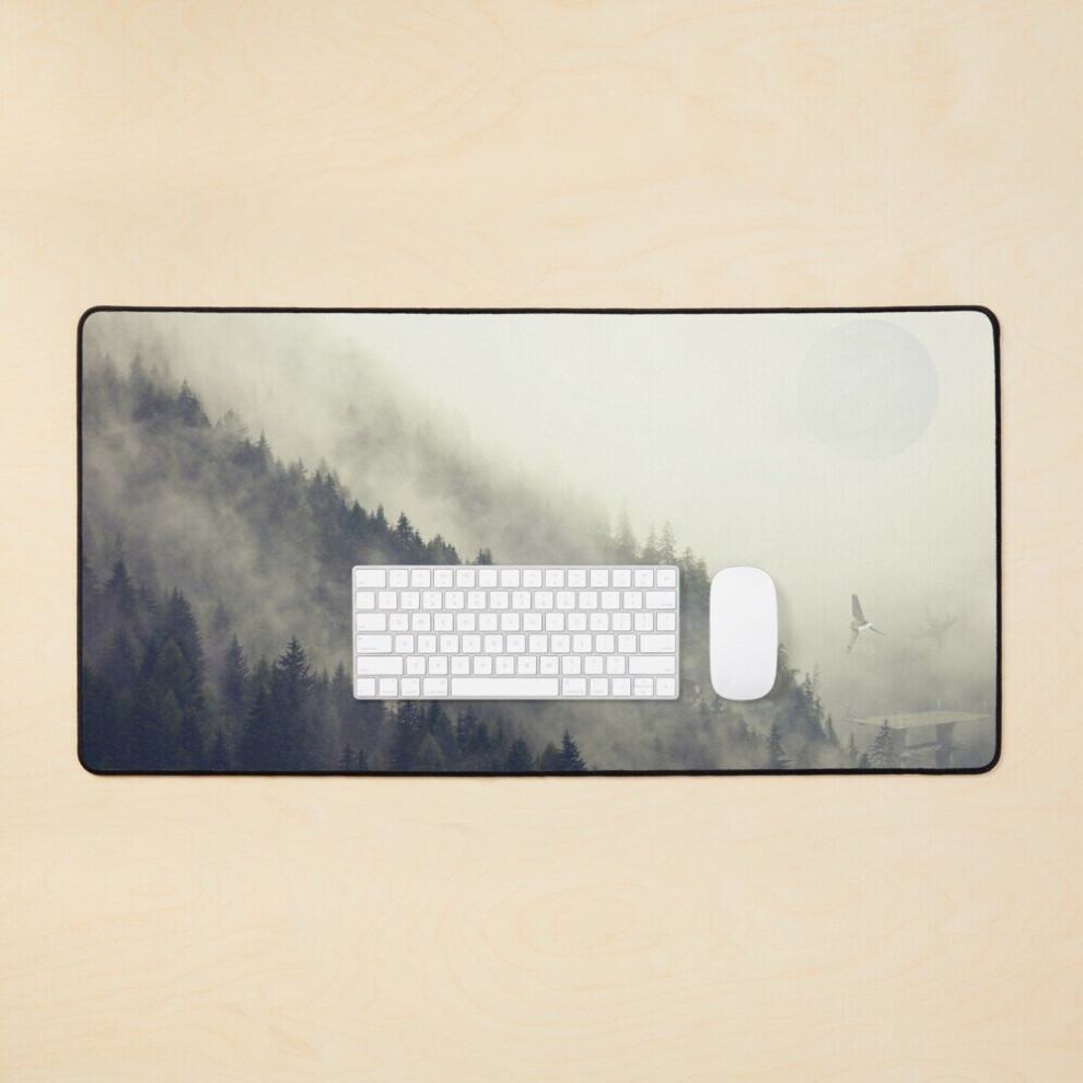 Desk Mat Forest Moon Large Gaming Mouse Pad 35X16 Inch 7802738310917