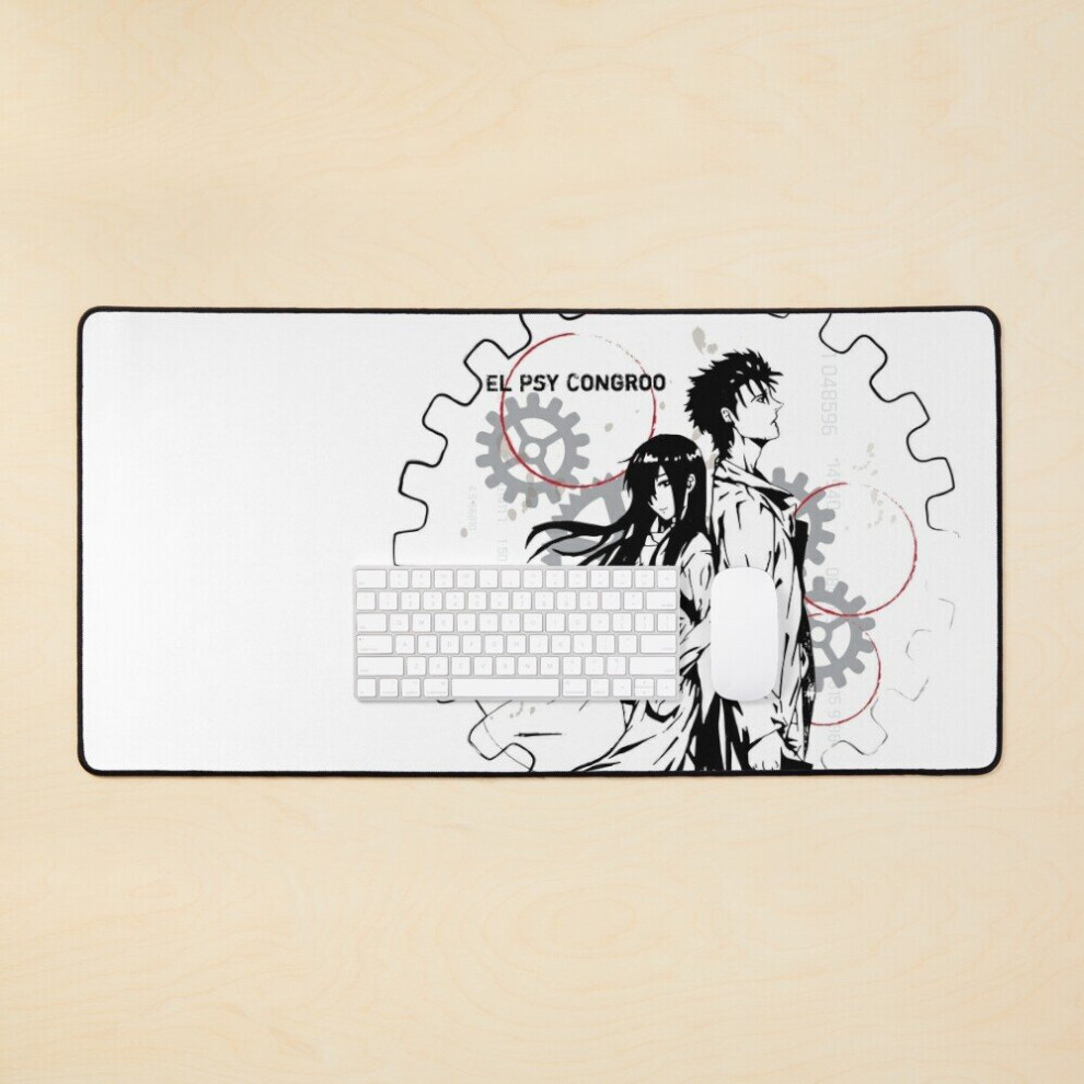 Desk Mat Steins Gate Large Gaming Mouse Pad 35X16 Inch 7802738374162