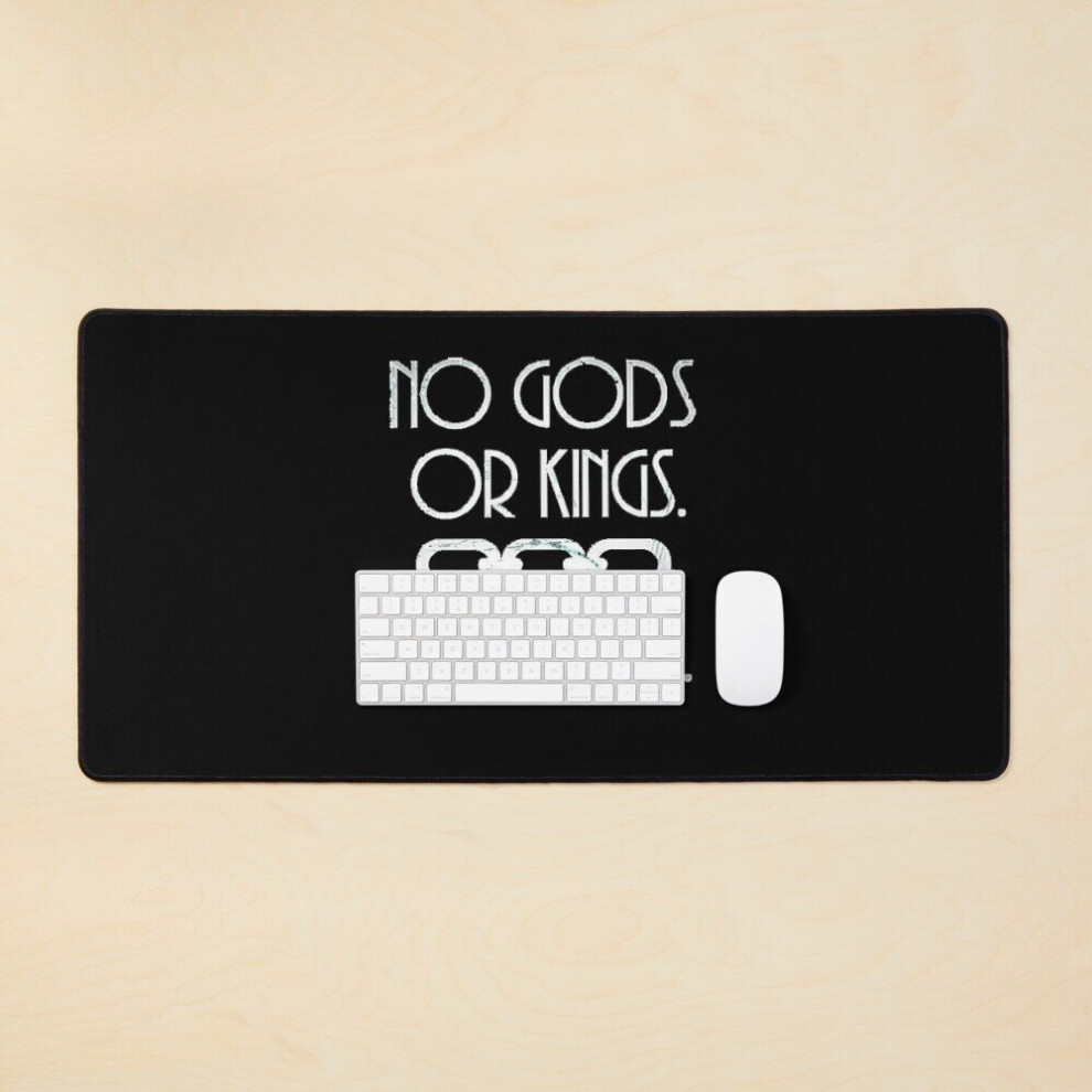 Desk Mat Bioshock No Gods Or Kings Large Gaming Mouse Pad 35X16 Inch 7802738362848