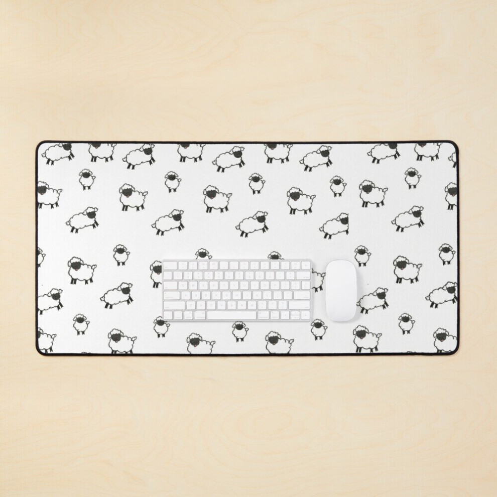 Desk Mat Counting Sheep Large Gaming Mouse Pad 35X16 Inch 7802738391640
