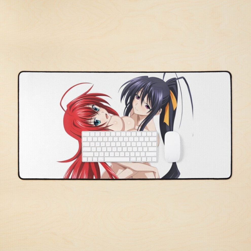 Desk Mat Akeno Himejima Rias Gremory High School Large Gaming Mouse Pad 35X16 Inch 7802738354188