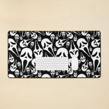 Desk Mat Ghostface repeat v2 Large Gaming Mouse Pad 35x16 inch