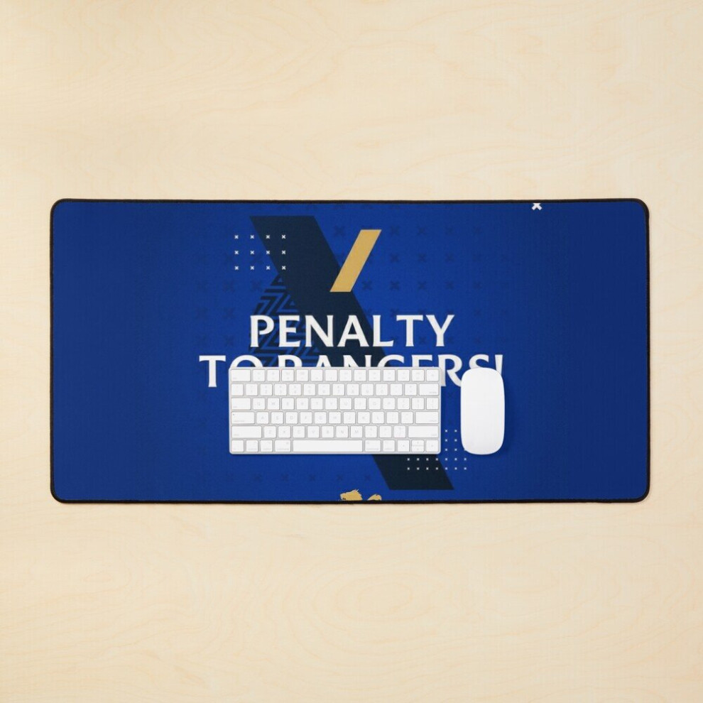 Desk Mat Penalty To Rangers Large Gaming Mouse Pad 35X16 Inch 7802738371178