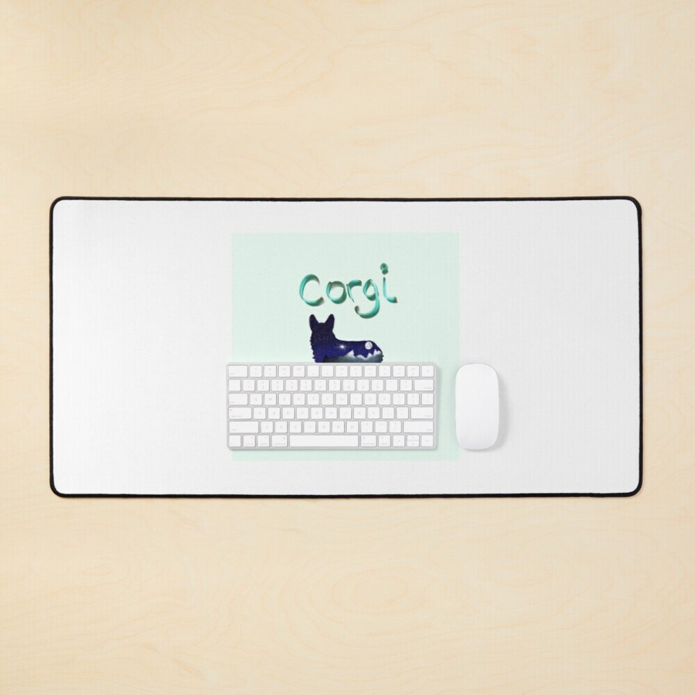 Desk Mat Corgi Mom Large Gaming Mouse Pad 35X16 Inch 7802738357332