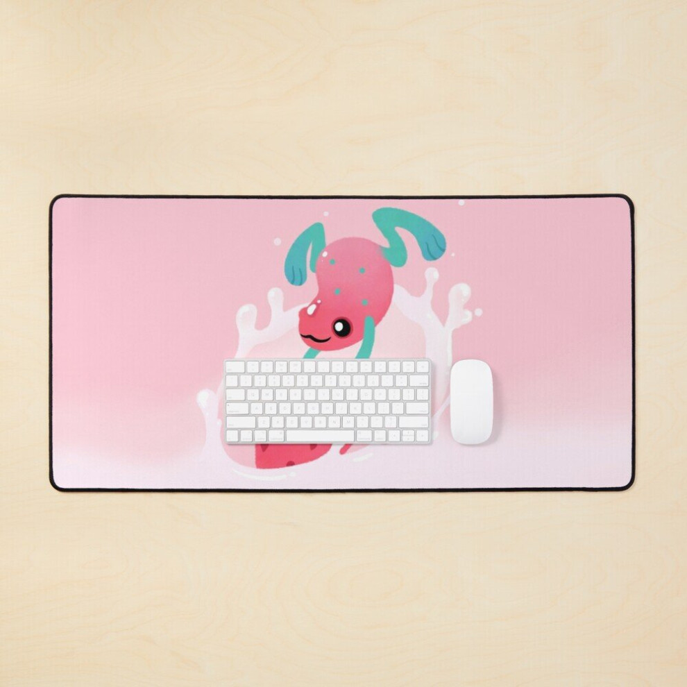 Desk Mat Strawberry Poison Milk 1 Large Gaming Mouse Pad 35X16 Inch 7802738328929
