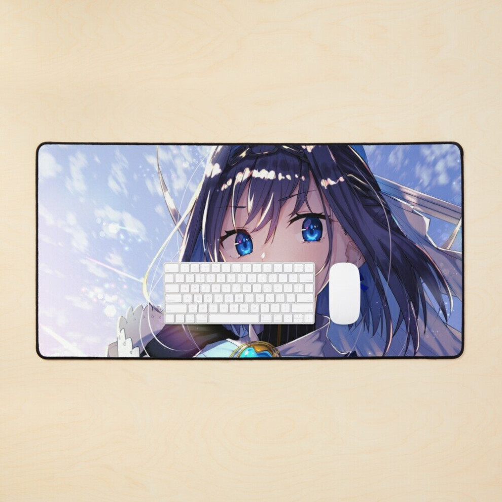 Desk Mat Ouro Kronii Large Gaming Mouse Pad 35X16 Inch 7802738398564