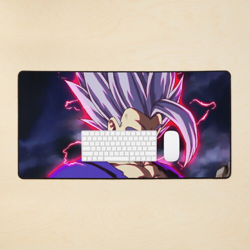 Desk Mat Gohan New Transformation Final Gohan / Beast Gohan Large Gaming Mouse Pad 35X16 Inch 7802738388046
