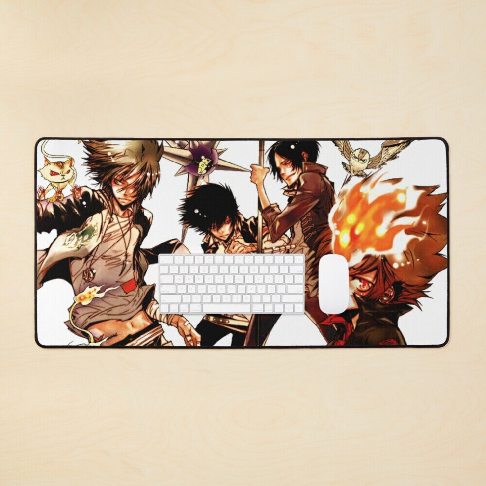 Desk Mat Katekyo Hitman Reborn Guys Large Gaming Mouse Pad 35X16 Inch 7802738331387