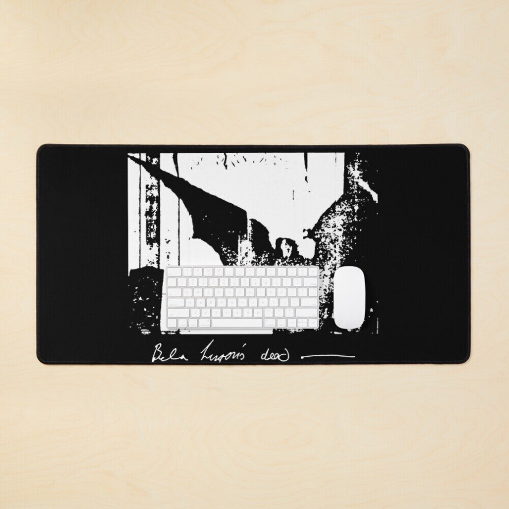 Desk Mat Bauhaus Bat Wings Bela Lugosi's Dead Large Gaming Mouse Pad 35X16 Inch 7802738372892