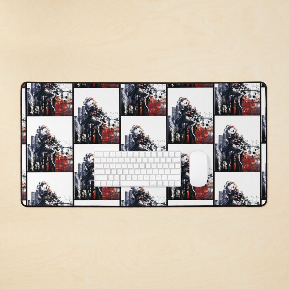 Desk Mat Nier Automata Graphic Large Gaming Mouse Pad 35X16 Inch 7802738403992