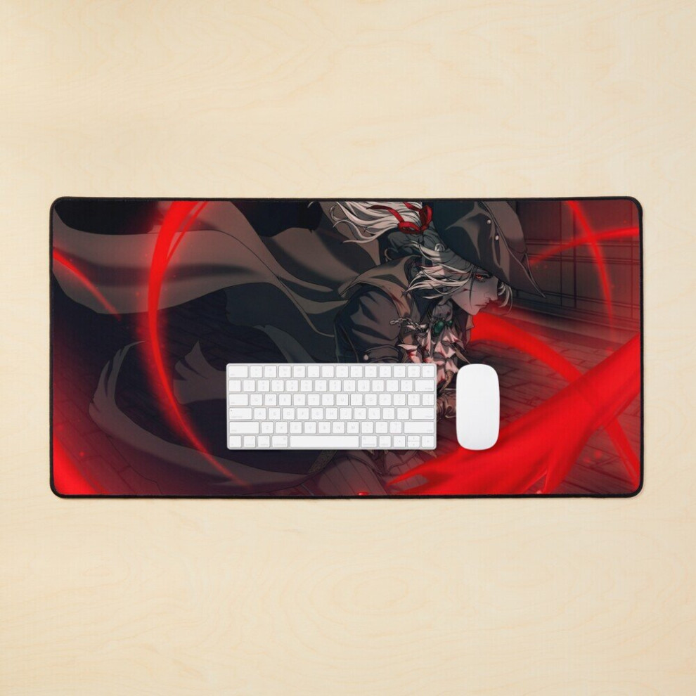 Desk Mat Lady Maria Large Gaming Mouse Pad 35X16 Inch 7802738309973
