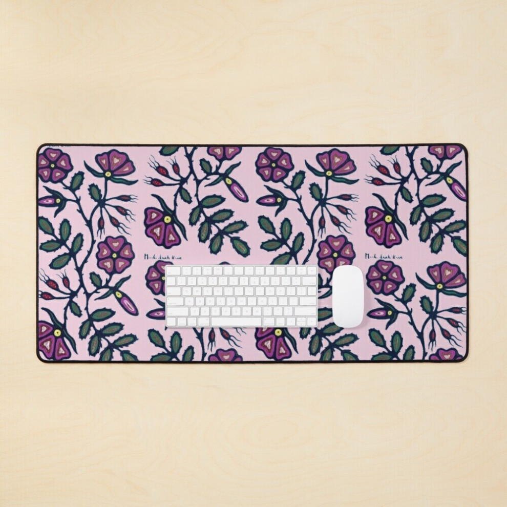 Desk Mat Wild Rosehips Large Gaming Mouse Pad 35X16 Inch 7802738316360