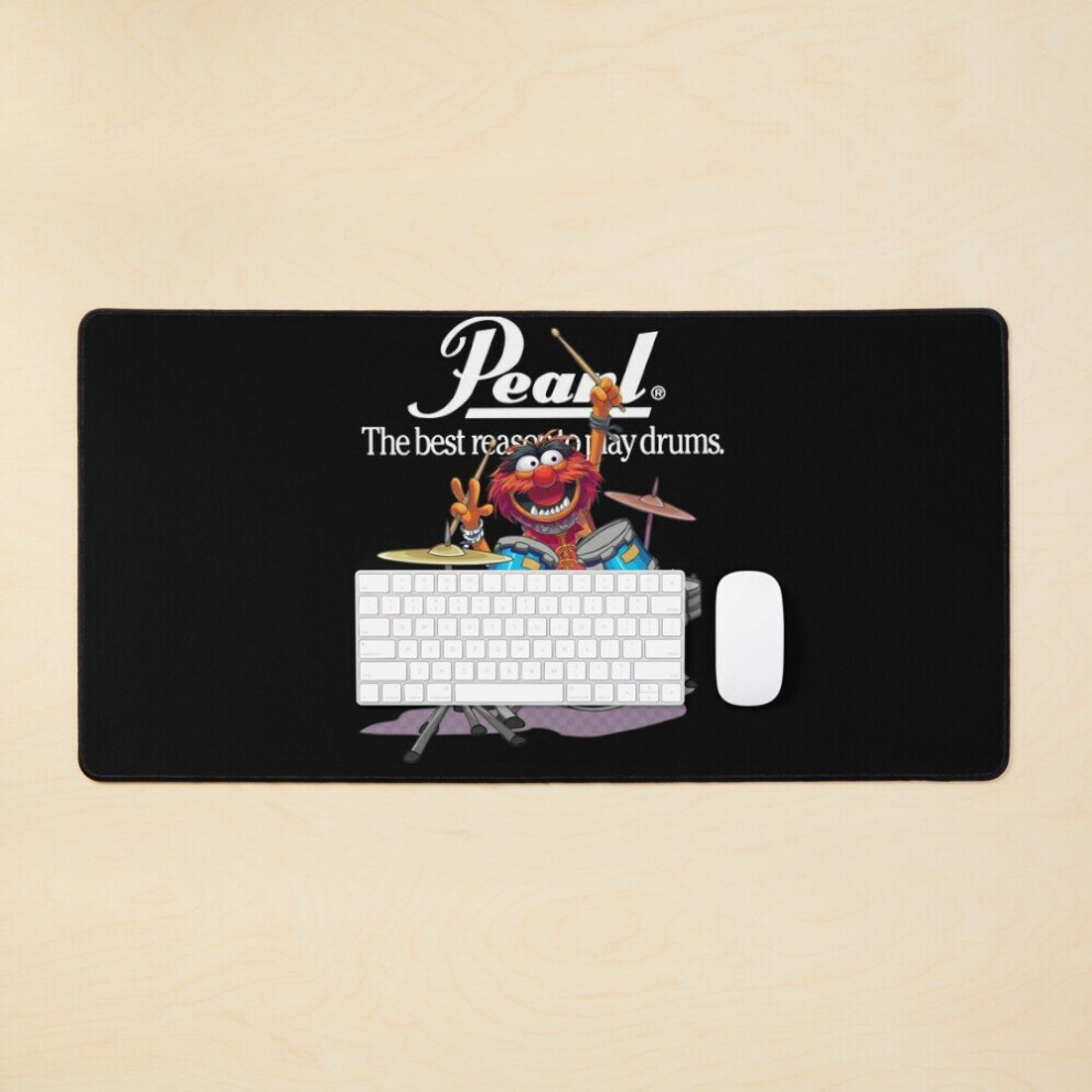 Desk Mat Animal Drummer The Muppets Show Large Gaming Mouse Pad 35X16 Inch 7802738336726