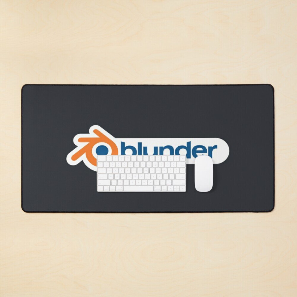 Desk Mat Blunder Large Gaming Mouse Pad 35X16 Inch 7802738374537