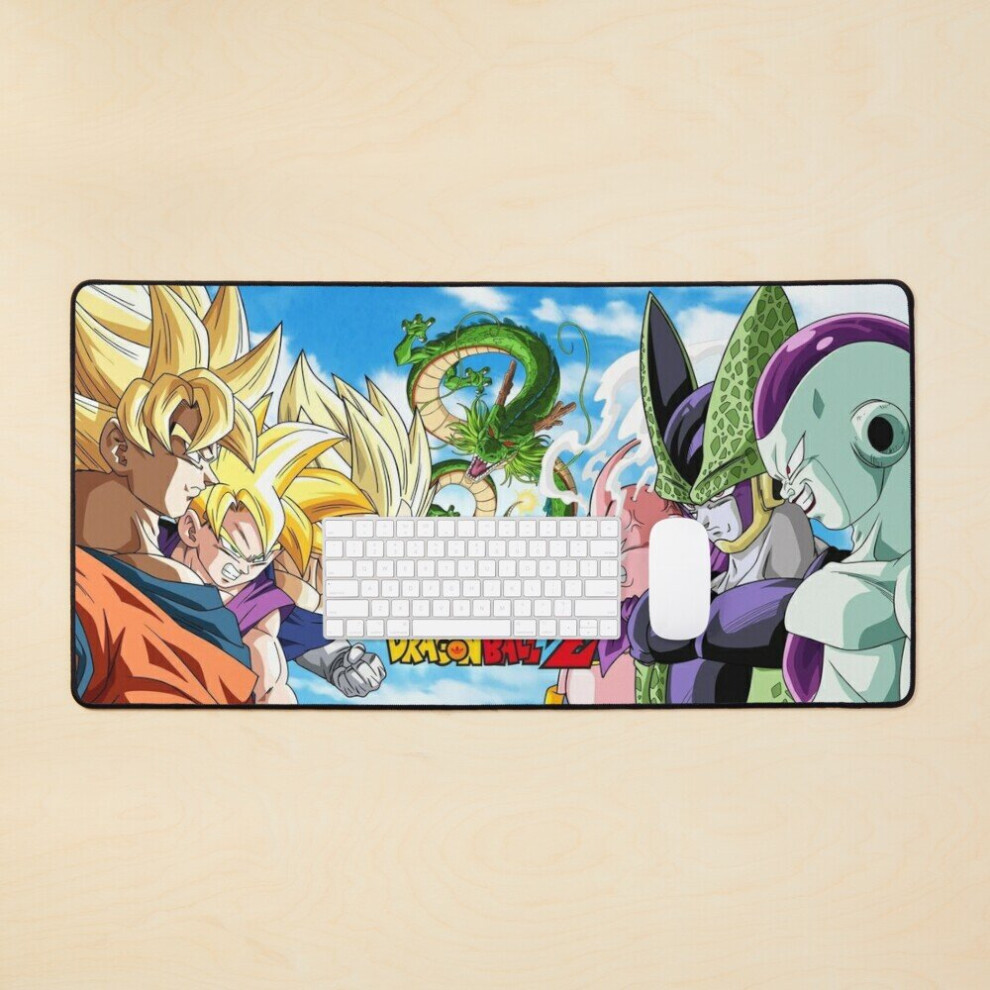 Desk Mat Dragon Ball Z Large Gaming Mouse Pad 35X16 Inch 7802738316414