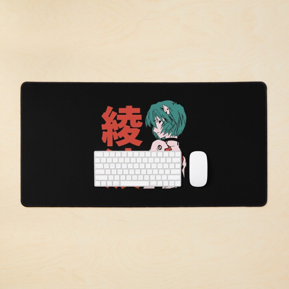 Desk Mat Neon Genesis Evangelion Retro Vintage Tshirt Large Gaming Mouse Pad 35X16 Inch 7802738357400