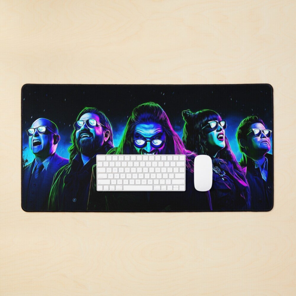Desk Mat What We Do In The Shadows - Full Cast Large Gaming Mouse Pad 35X16 Inch 7802738356298