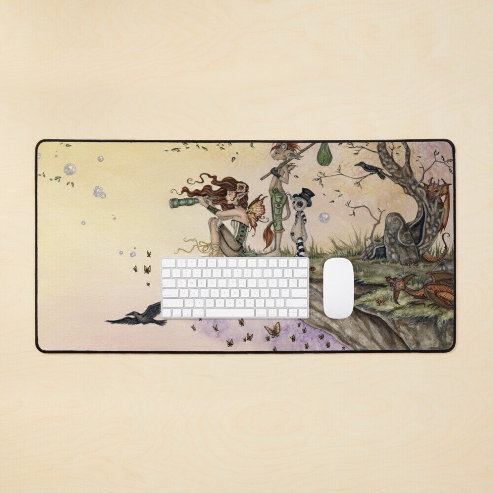 Desk Mat Where The Wind Takes You Large Gaming Mouse Pad 35X16 Inch 7802738328912