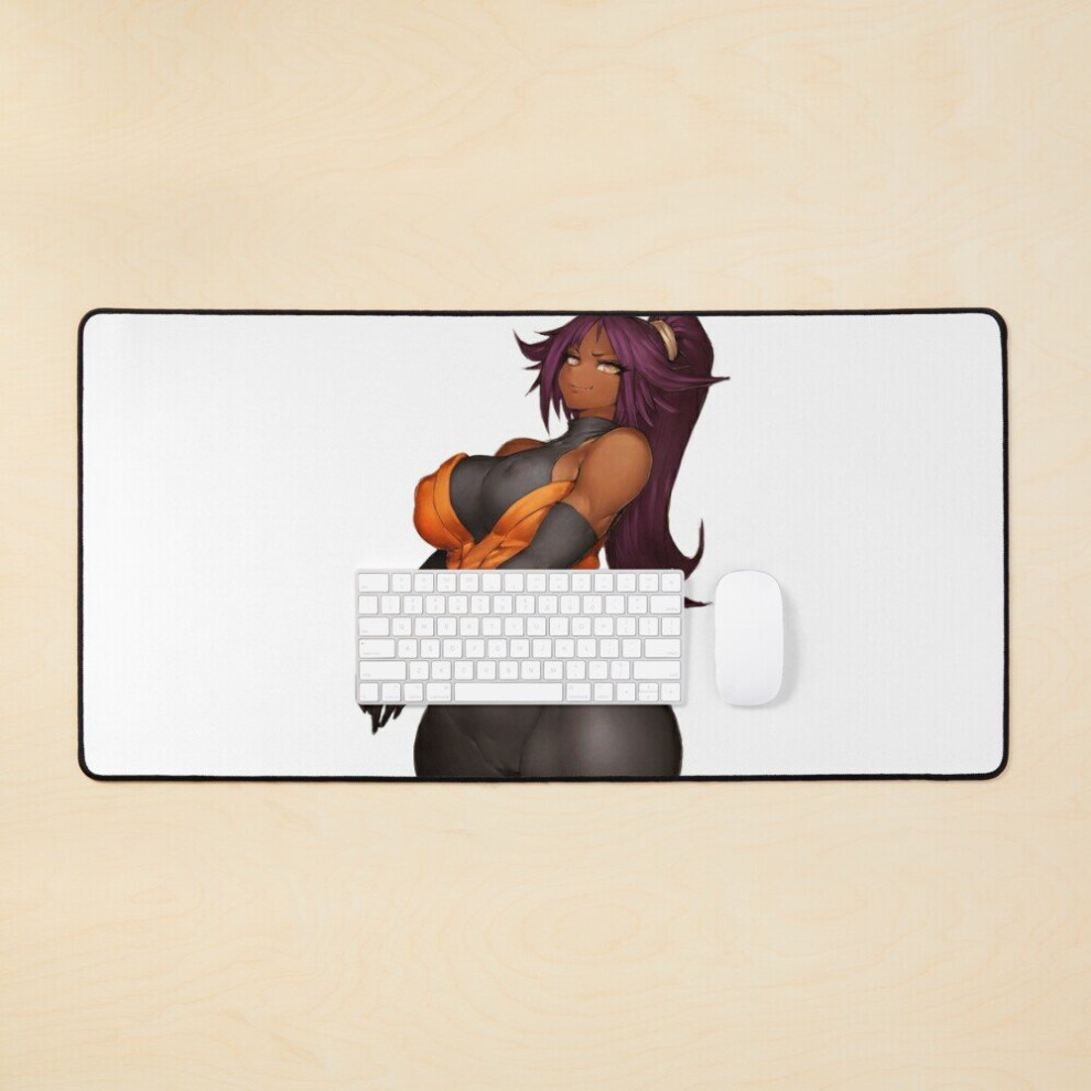Desk Mat Yoruichi Sexy Shihouin Yoruichi Large Gaming Mouse Pad 35X16 Inch 7802738323931