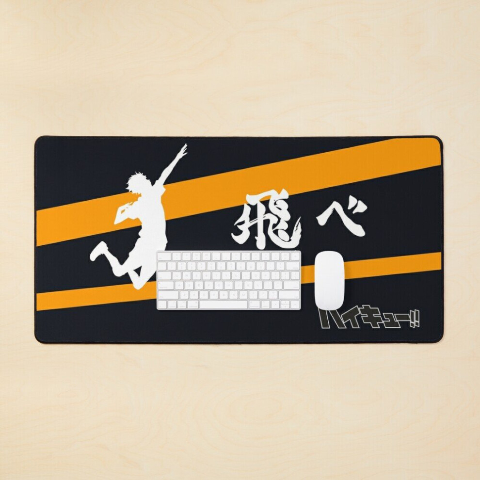 Desk Mat Hinata Fly High - Haikyuu!! Large Gaming Mouse Pad 35X16 Inch 7802738396836