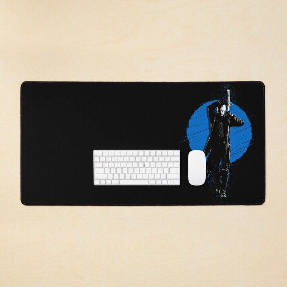 Desk Mat Vergil - Devil May Cry Large Gaming Mouse Pad 35X16 Inch 7802738363418